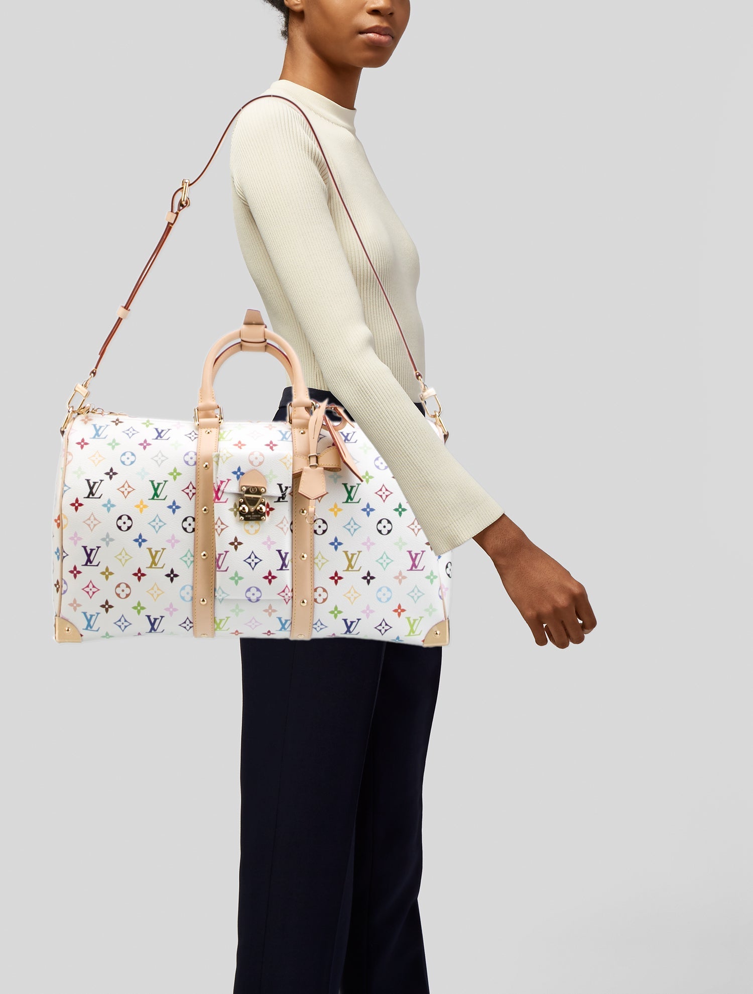 Louis Vuitton Multicolore Monogram Keepall Bandouliere 45 2025