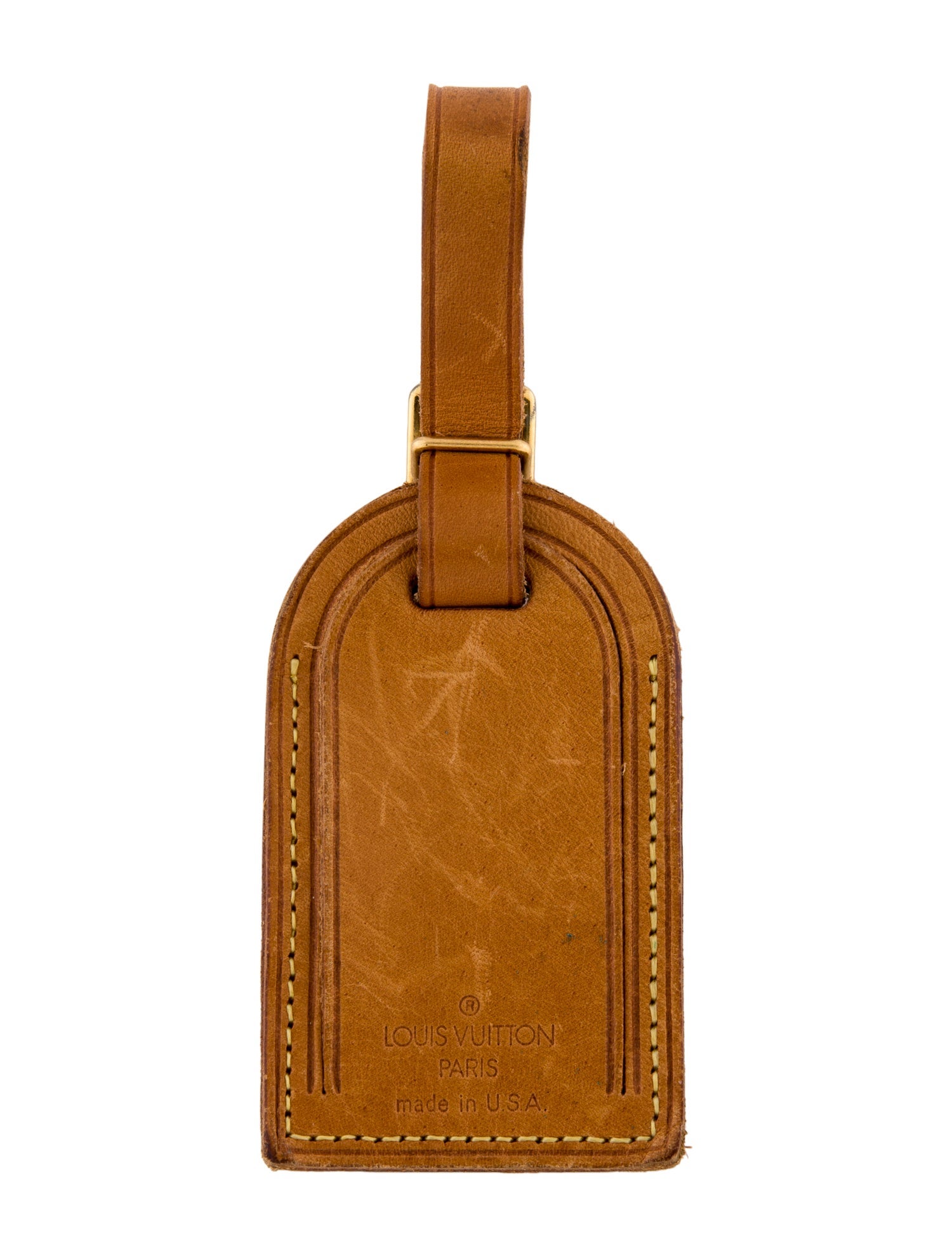 Louis Vuitton Vachetta Luggage Tag
