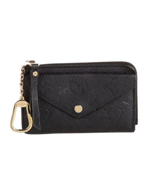 Louis Vuitton Monogram Pattern Empreinte Leather Card Holder Recto Verso
