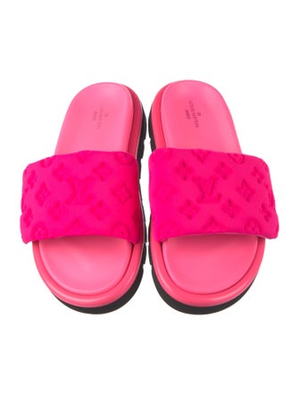 Louis Vuitton LV Monogram Rubber Slides