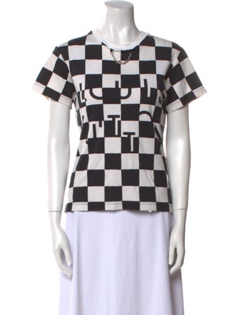 Louis Vuitton 2020 Plaid Print T-Shirt