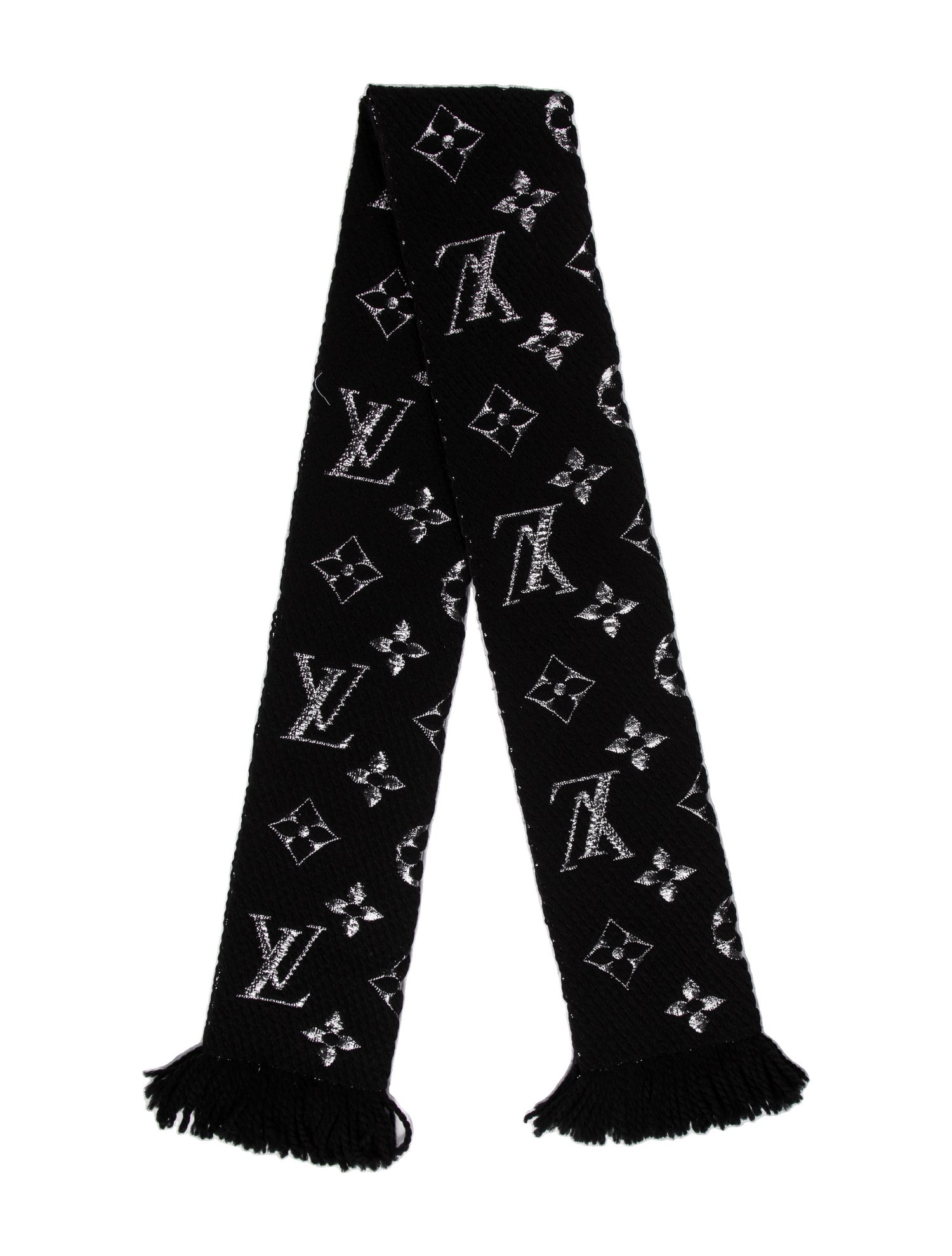 Louis Vuitton Logomania Wool Scarf