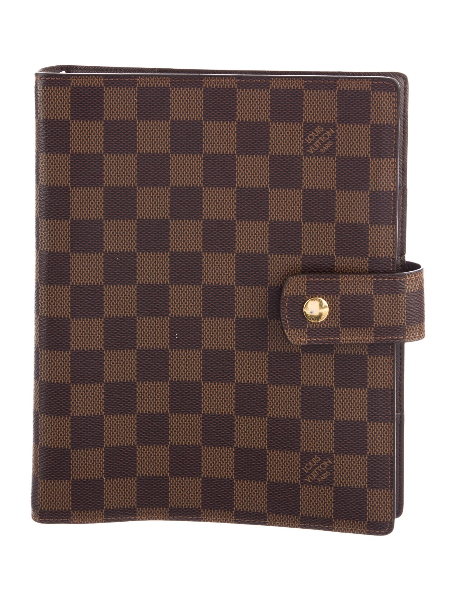 Louis Vuitton Damier Ebene Large Ring Agenda Cover