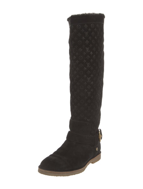 Louis Vuitton Suede Riding Boots