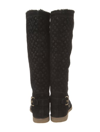 Louis Vuitton Suede Riding Boots