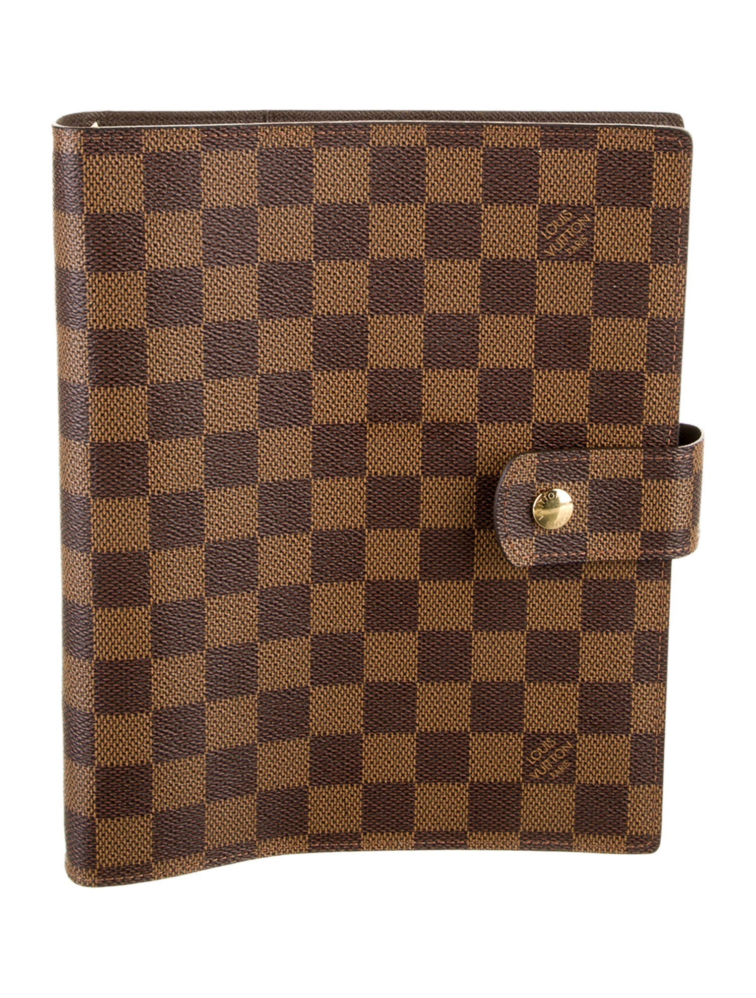 Louis Vuitton Damier Ebene Large Ring Agenda Cover