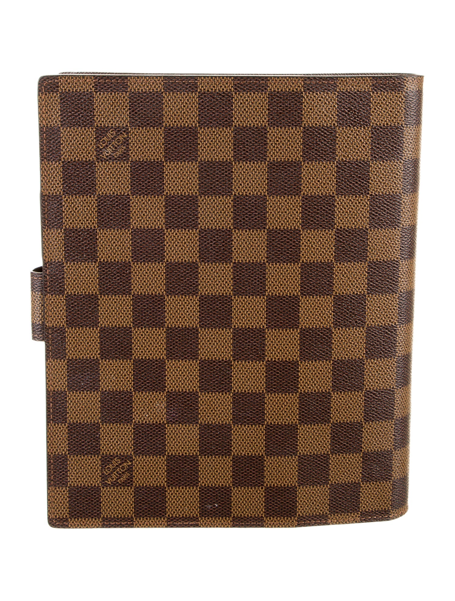 Louis Vuitton Damier Ebene Large Ring Agenda Cover