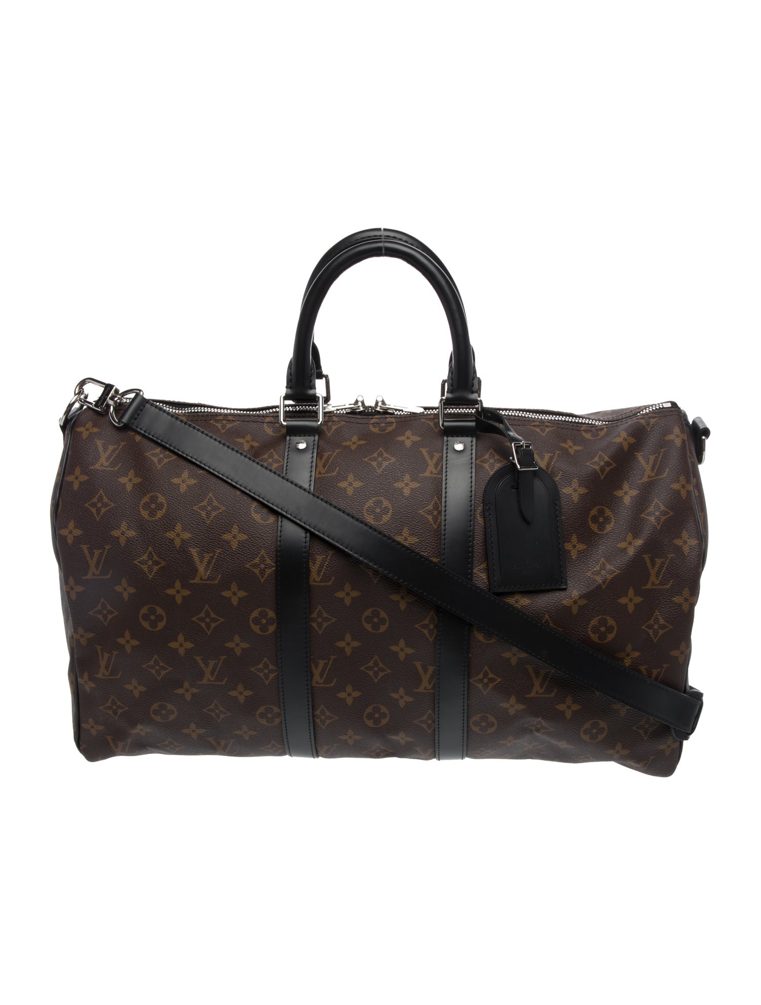 Louis Vuitton Monogram Macassar Keepall Bandouliere 45