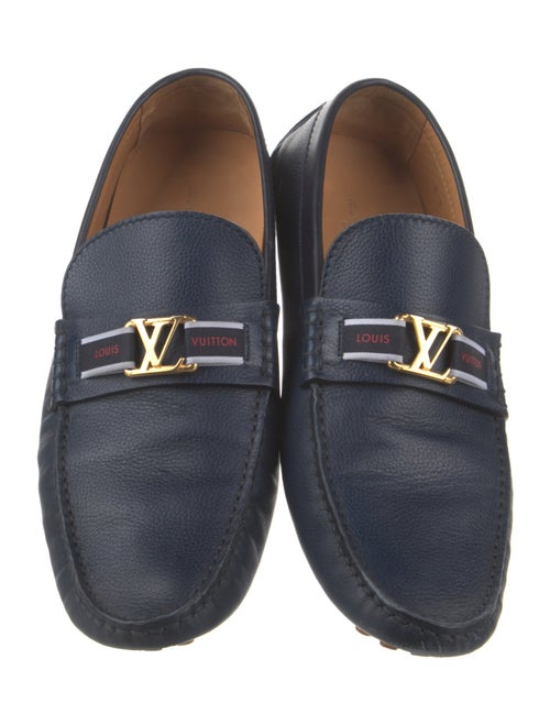 Louis Vuitton Signature Logo Leather Drivers