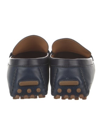 Louis Vuitton Signature Logo Leather Drivers