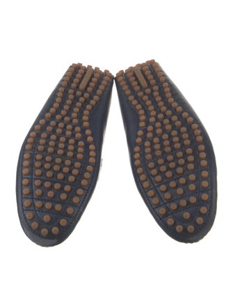 Louis Vuitton Signature Logo Leather Drivers