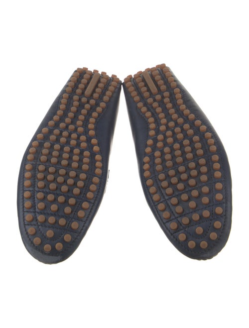 Louis Vuitton Signature Logo Leather Drivers