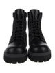 Louis Vuitton Leather Combat Boots