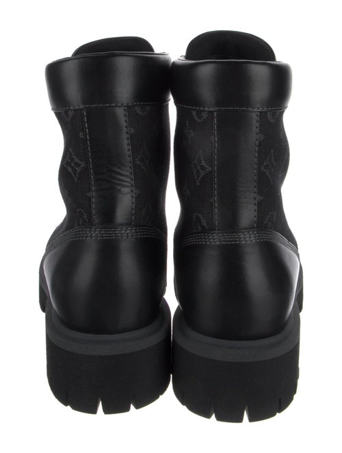 Louis Vuitton Leather Combat Boots
