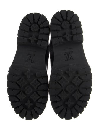 Louis Vuitton Leather Combat Boots