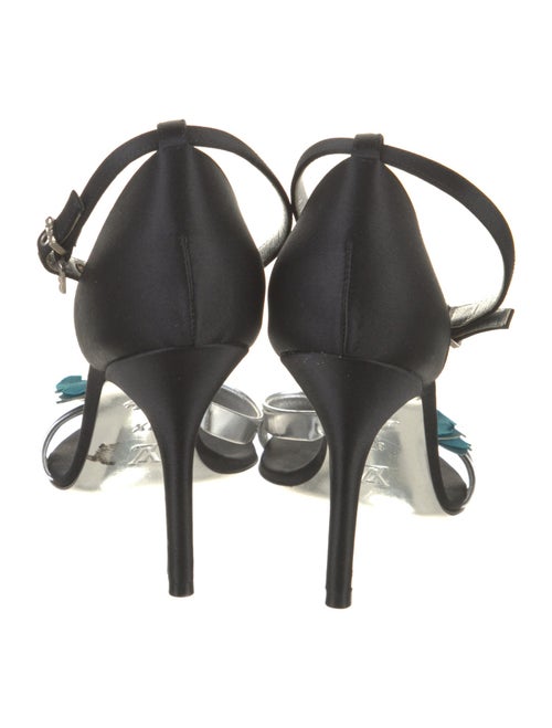 Louis Vuitton Satin Colorblock Pattern Sandals