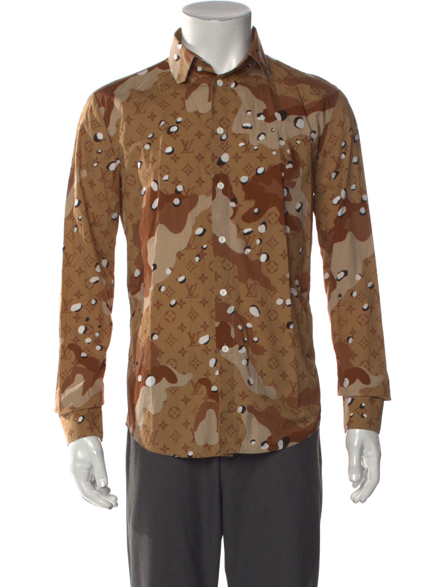 Louis Vuitton 2020 LV Monogram Dress Shirt