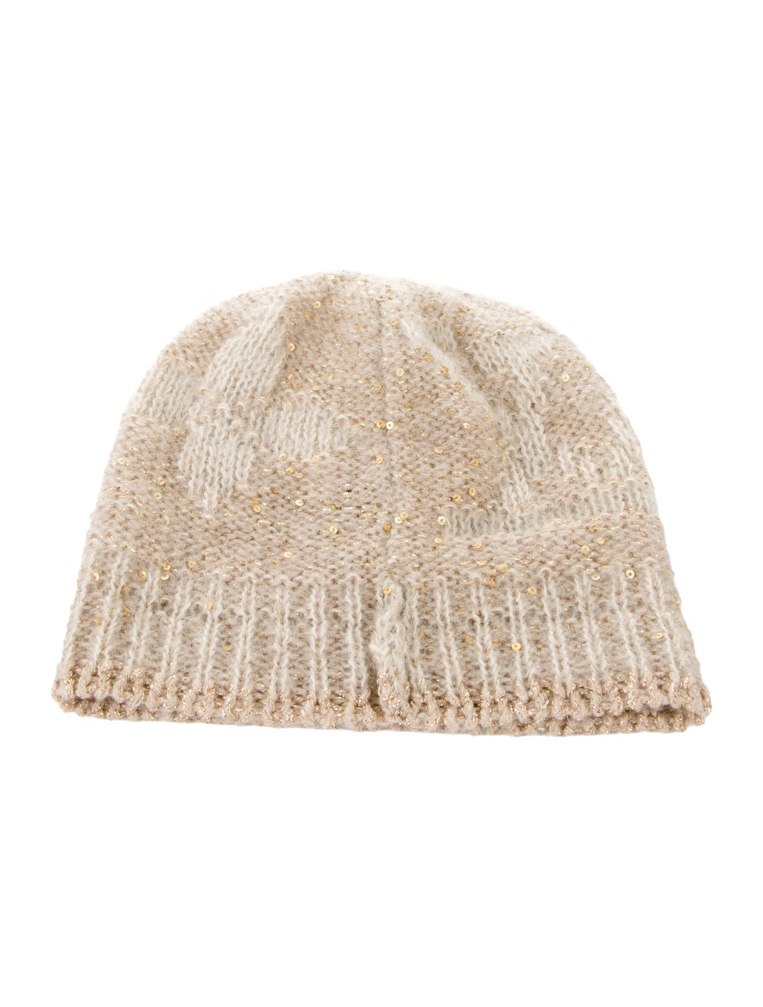 Louis Vuitton Mohair Monogram Glitter Sunset Beanie