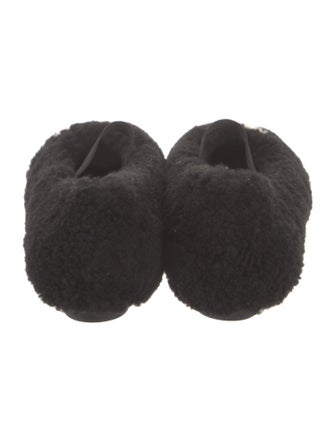 Louis Vuitton LV Monogram Shearling Ballet Flats