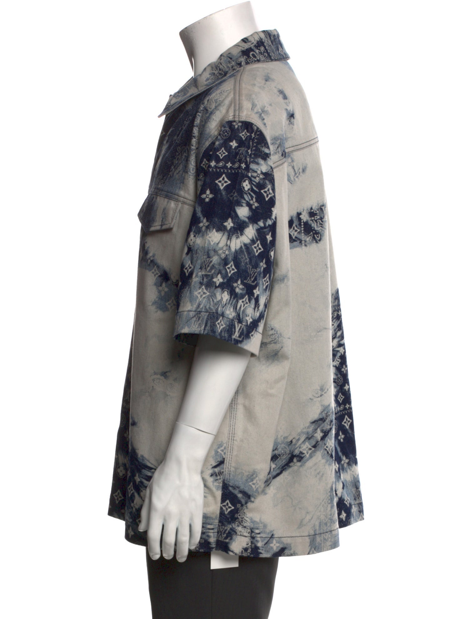 Louis Vuitton 2022 LV Monogram Denim Shirt