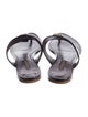 Louis Vuitton LV Monogram Patent Leather Slides
