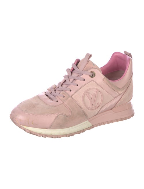 Louis Vuitton Suede Leather Trim Embellishment Sneakers