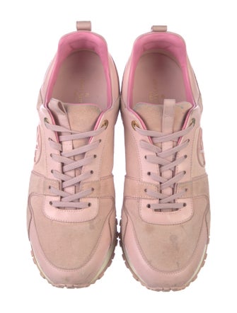 Louis Vuitton Suede Leather Trim Embellishment Sneakers