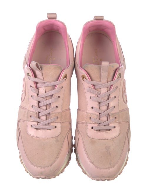 Louis Vuitton Suede Leather Trim Embellishment Sneakers