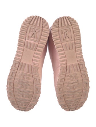 Louis Vuitton Suede Leather Trim Embellishment Sneakers