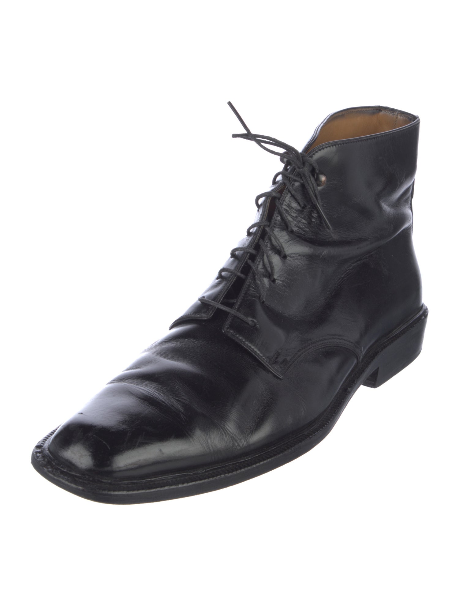 Louis Vuitton Vintage Voltaire Lace-Up Boots