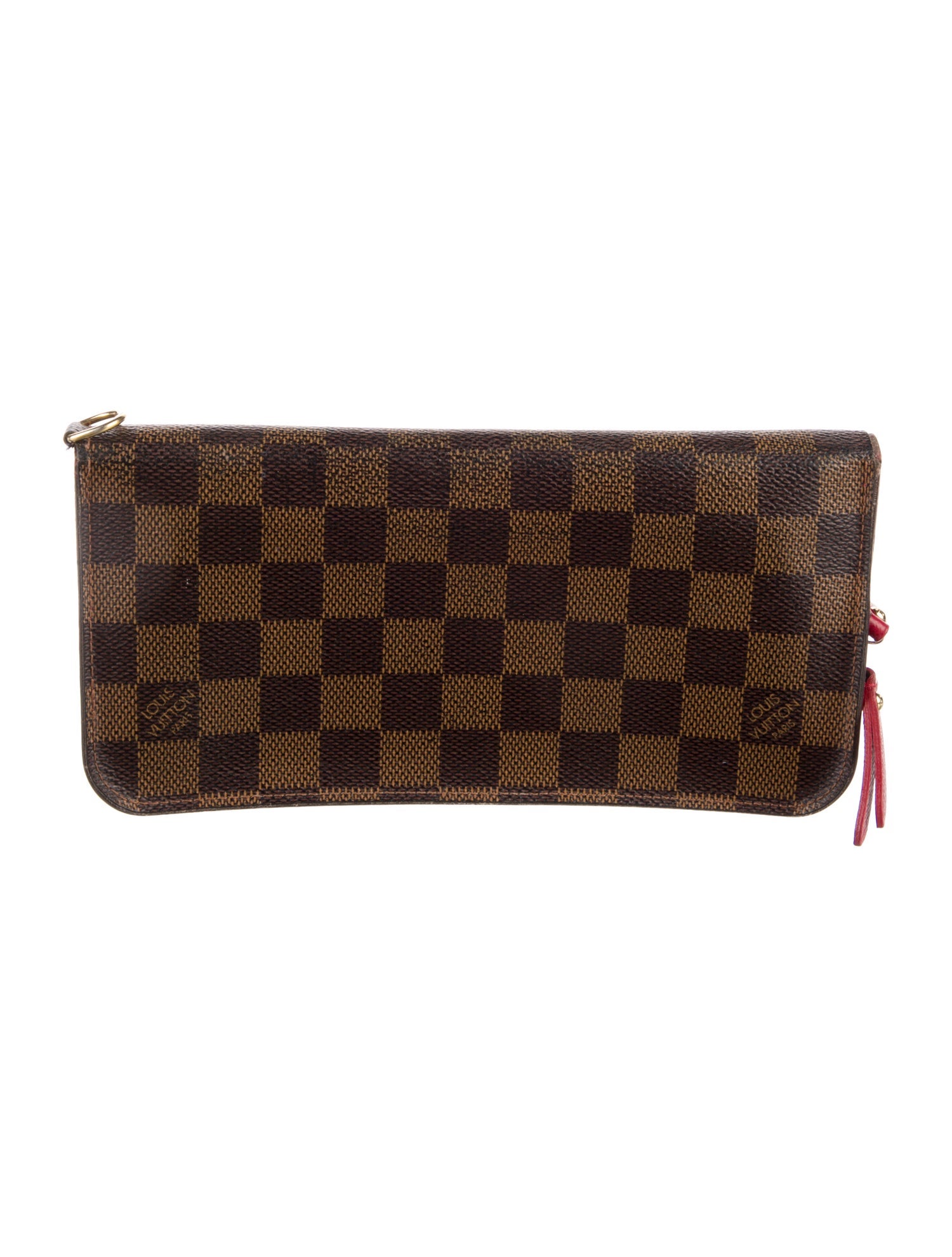 Louis Vuitton 2015 Damier Ebene Pattern Insolite Wallet