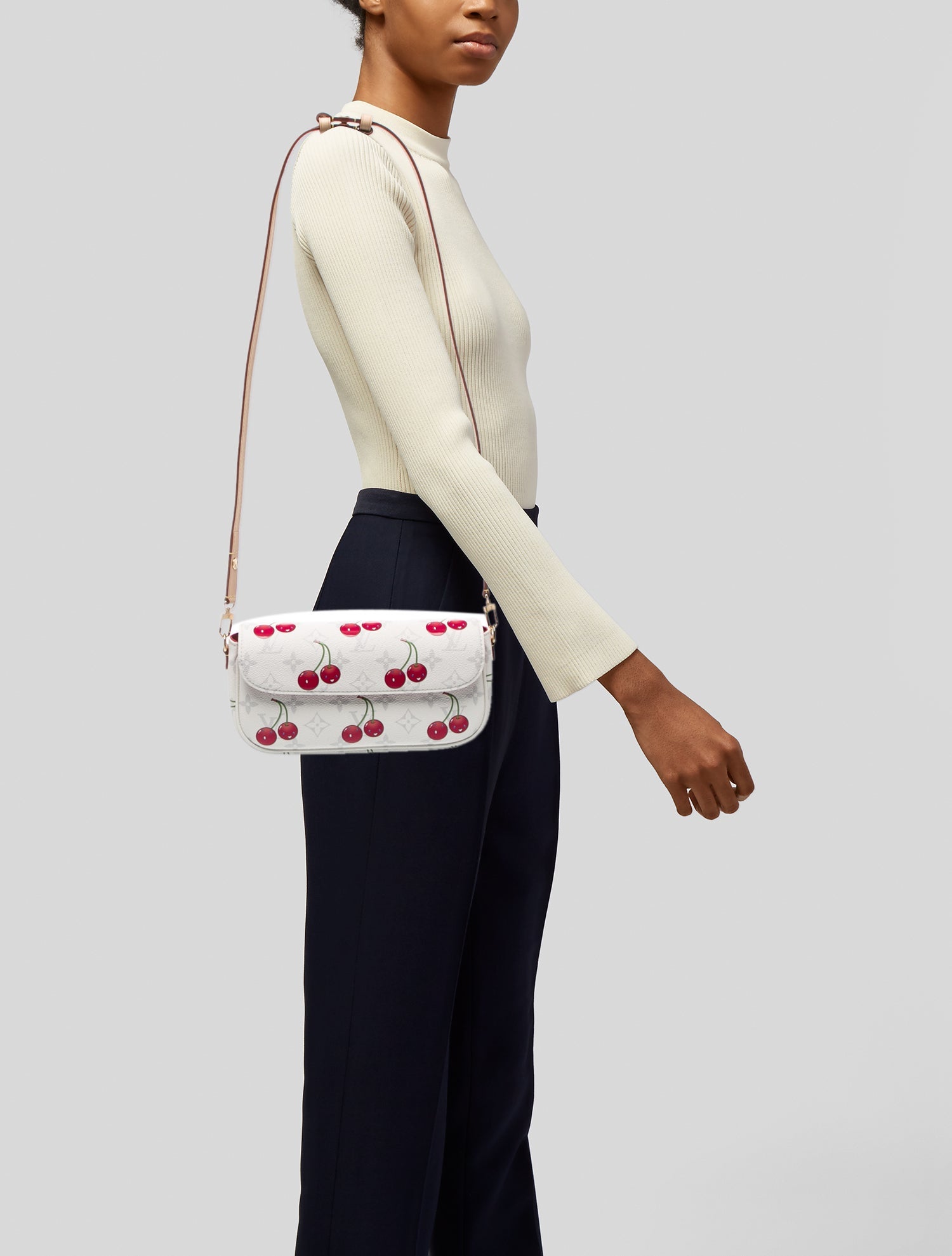 Louis Vuitton Monogram Cerises Ivy Wallet on Chain x Takashi Murakami 2025