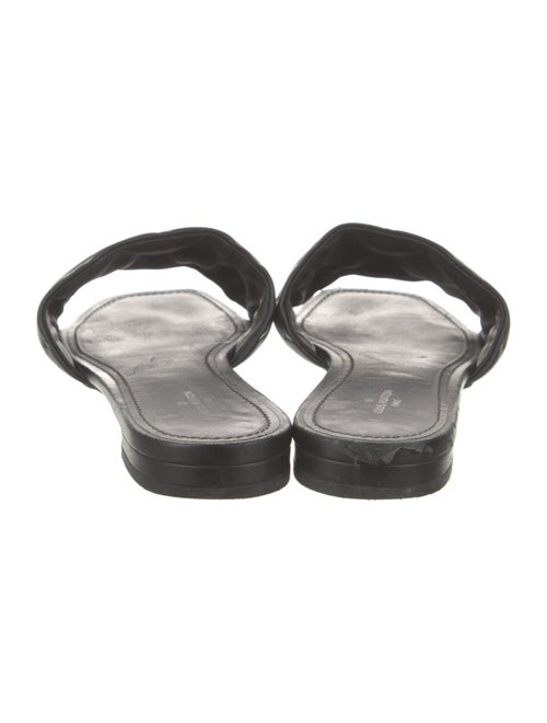 Louis Vuitton LV Monogram Leather Slides