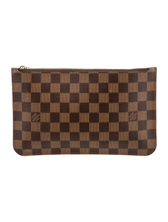 Louis Vuitton Damier Ebene Neverfull Pouch