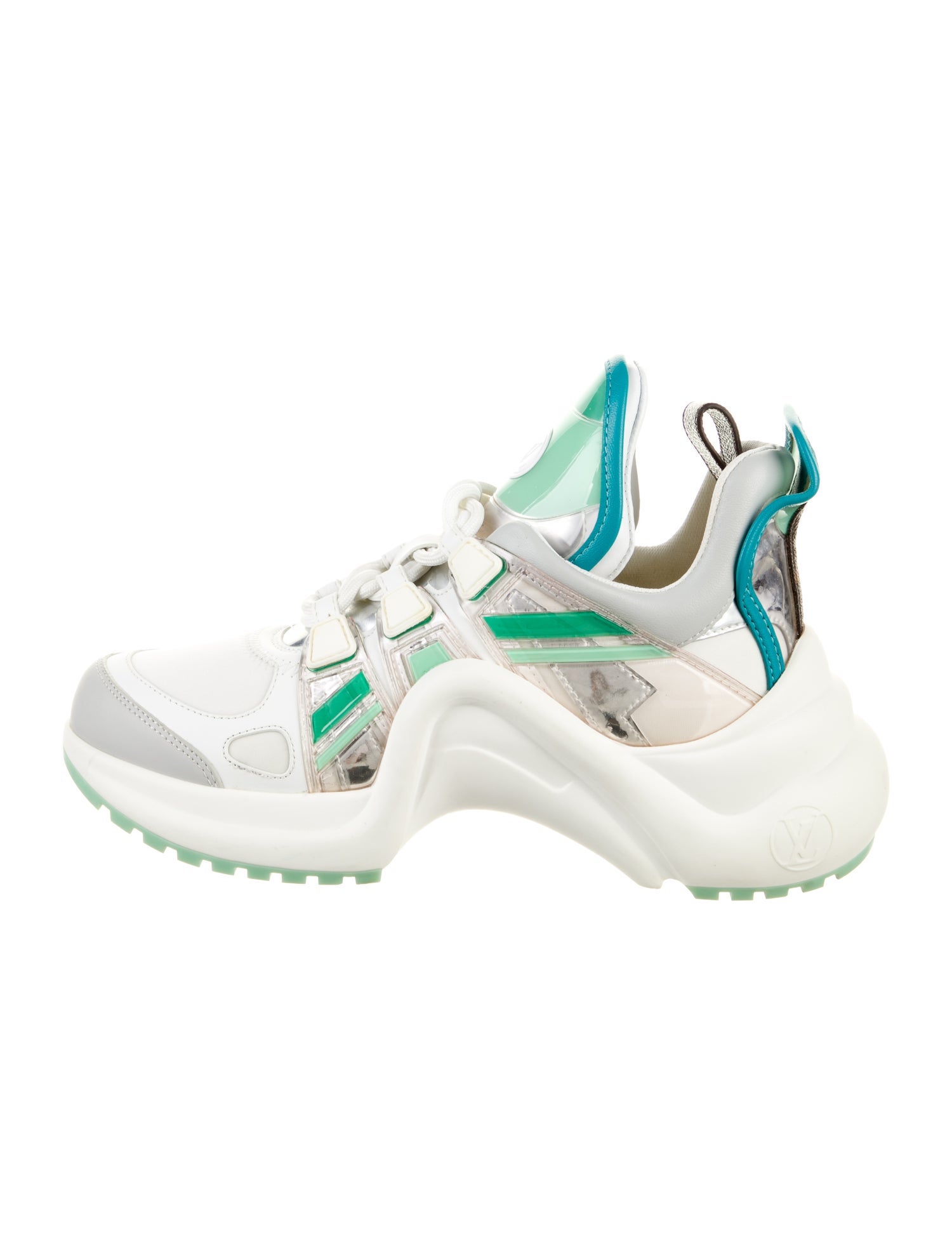 Louis Vuitton LV Monogram Leather Chunky Sneakers