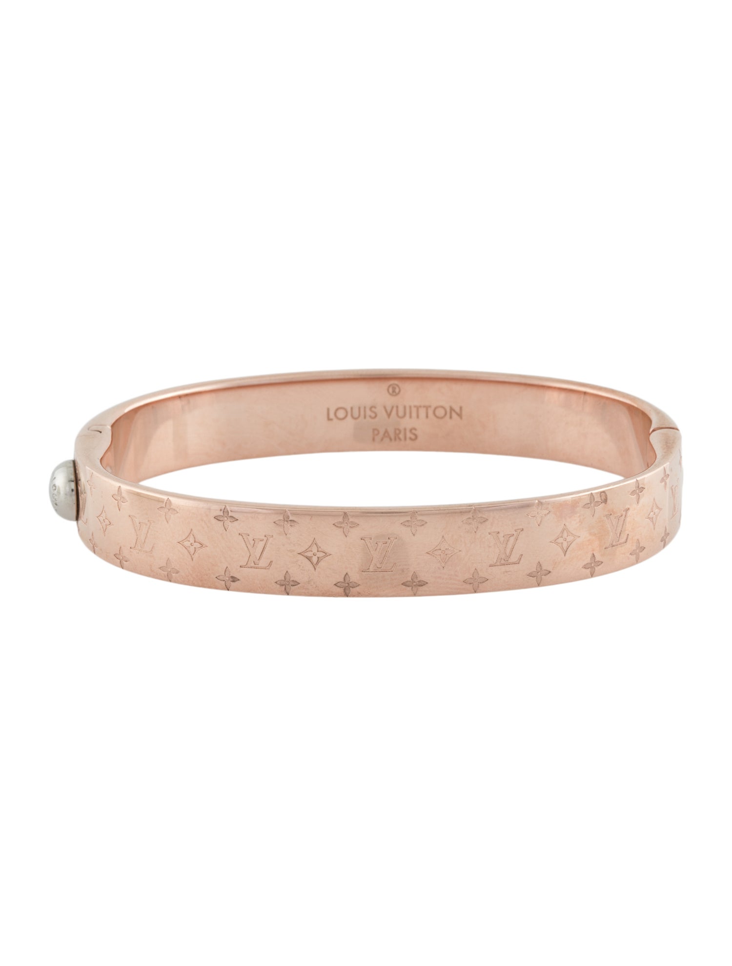 Louis Vuitton Two-Tone Nanogram Cuff