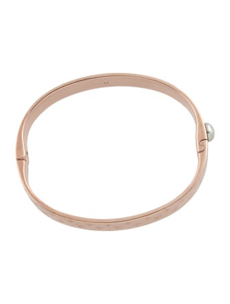 Louis Vuitton Two-Tone Nanogram Cuff