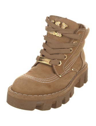 Louis Vuitton 2023 Leather Hiking Boots