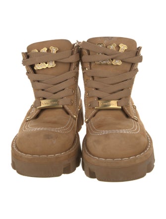 Louis Vuitton 2023 Leather Hiking Boots
