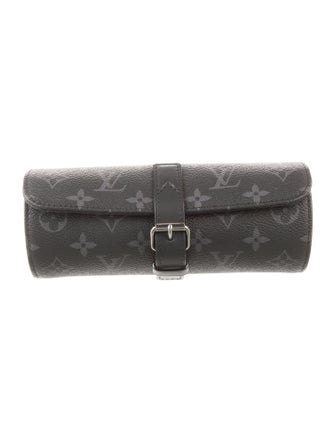 Louis Vuitton Monogram Eclipse 3 Watch Case
