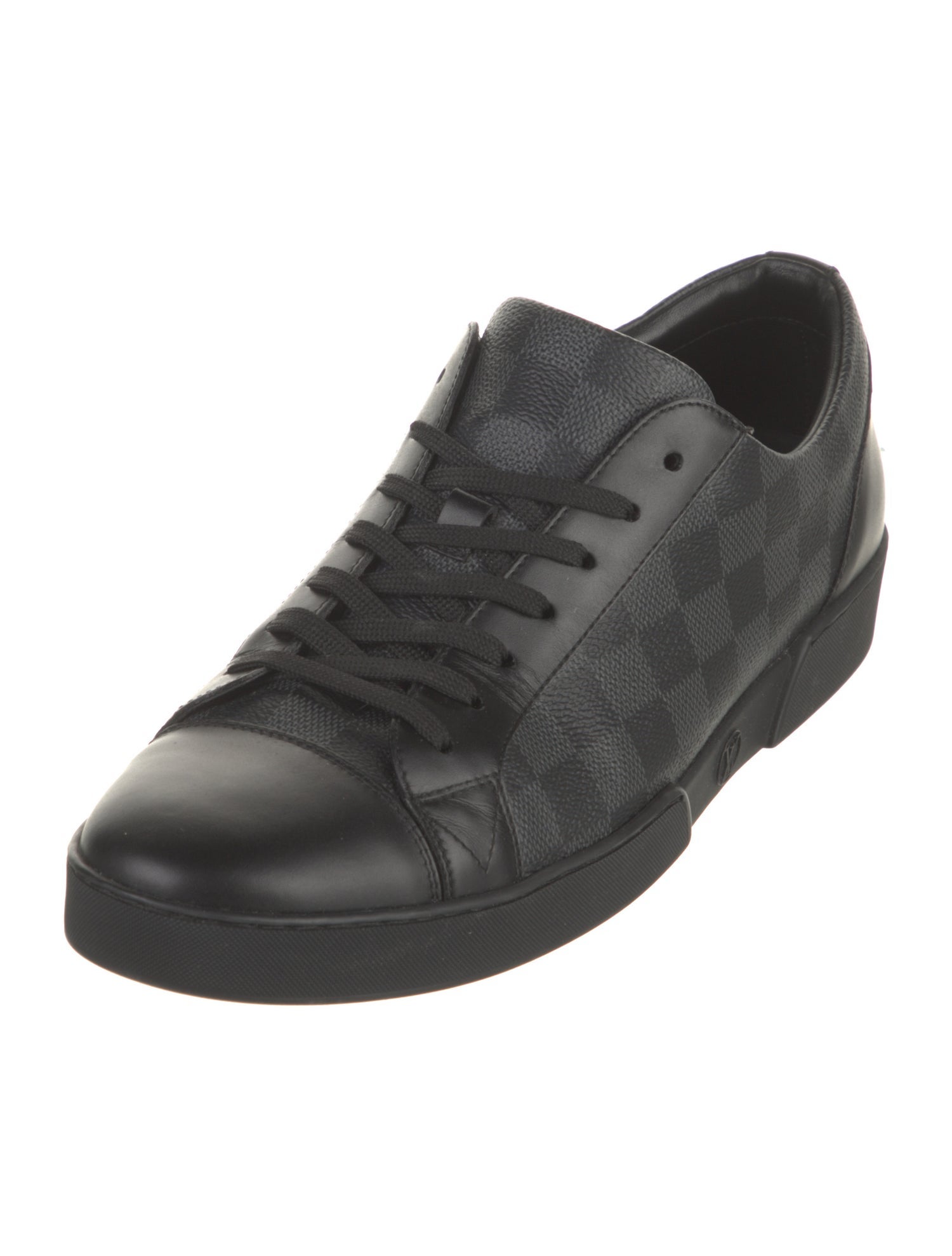 Louis Vuitton Damier Graphite Pattern Leather Sneakers