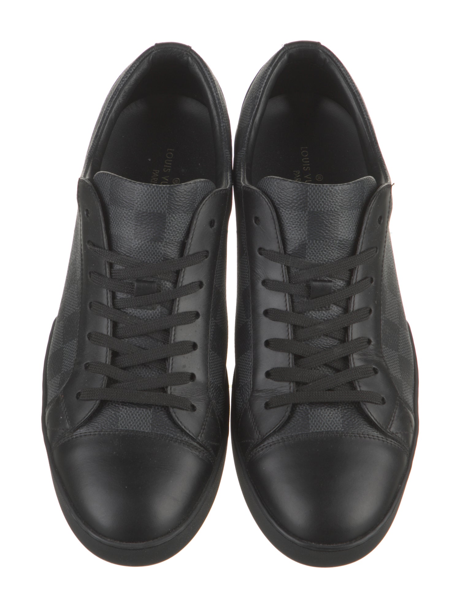 Louis Vuitton Damier Graphite Pattern Leather Sneakers