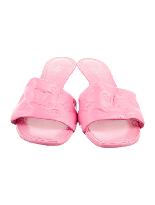 Louis Vuitton Monogram Pattern Leather Slides