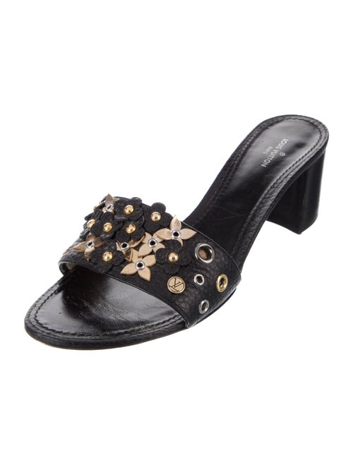 Louis Vuitton Leather Slides