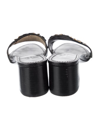 Louis Vuitton Leather Slides