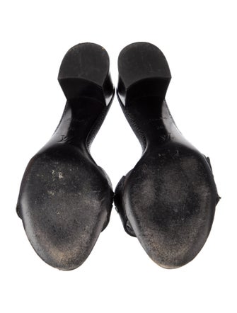 Louis Vuitton Leather Slides