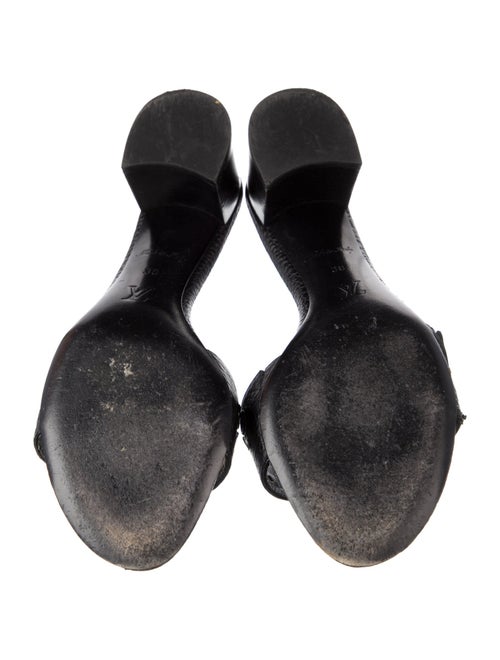 Louis Vuitton Leather Slides