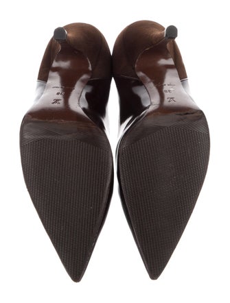 Louis Vuitton Leather Colorblock Pattern Pumps