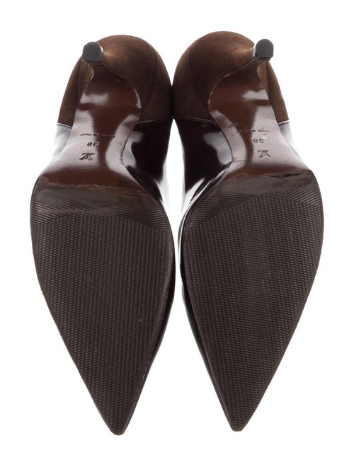 Louis Vuitton Leather Colorblock Pattern Pumps