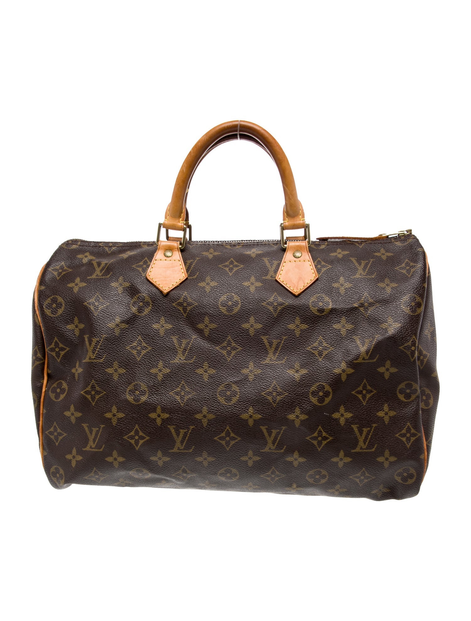 Louis Vuitton LV Monogram Speedy 35 Vintage